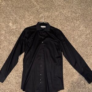 Perry Ellis Classic Black Dress Shirt